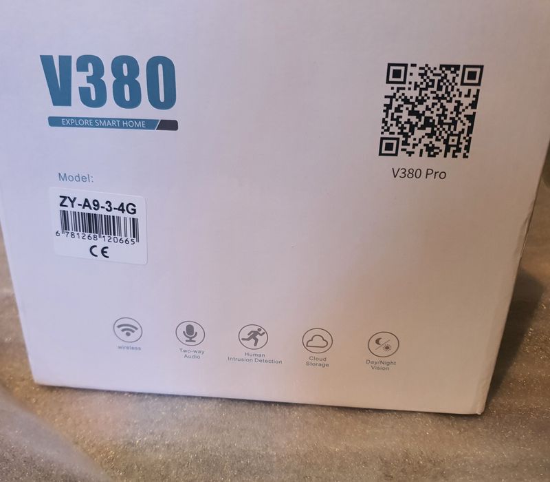 Cameră Video Triplă Supraveghere, 4G, Panou S., 12 Mp., 2026