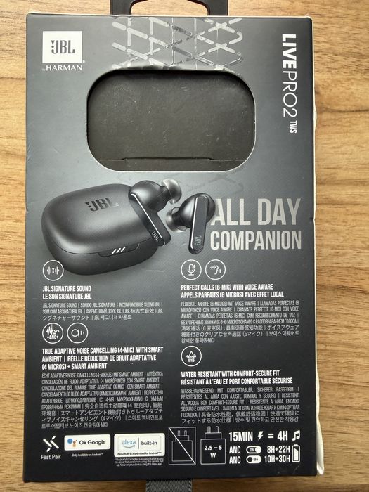 JBL LIVE PRO2 слушалки с шумоподтискане