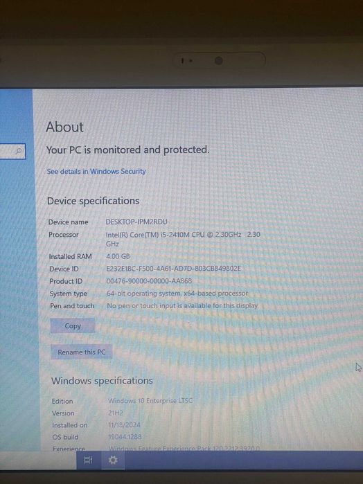 Toshiba Satellite L755 15.6" hd i5-2410M 4GB 480 ssd
