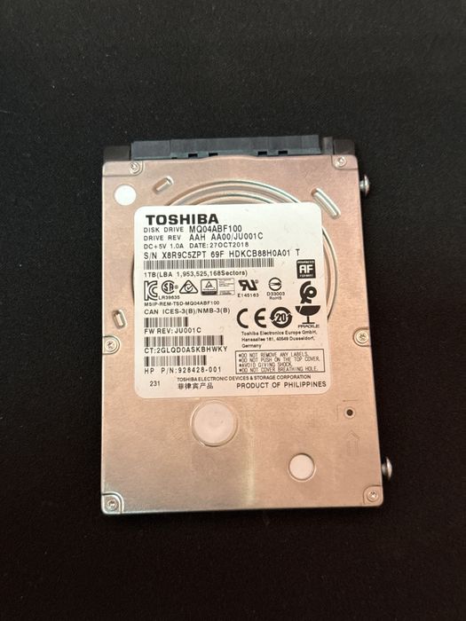 SSD Apacer 1tb | HDD Toshiba 1tb