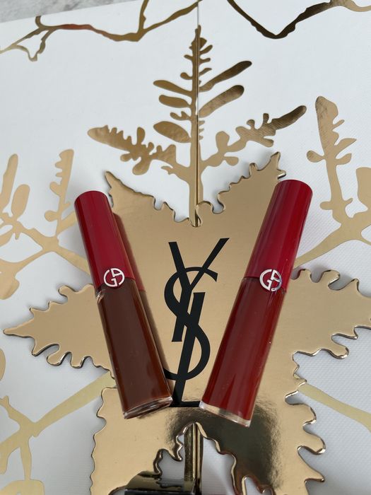 Козметика YSL и Giorgio Armani