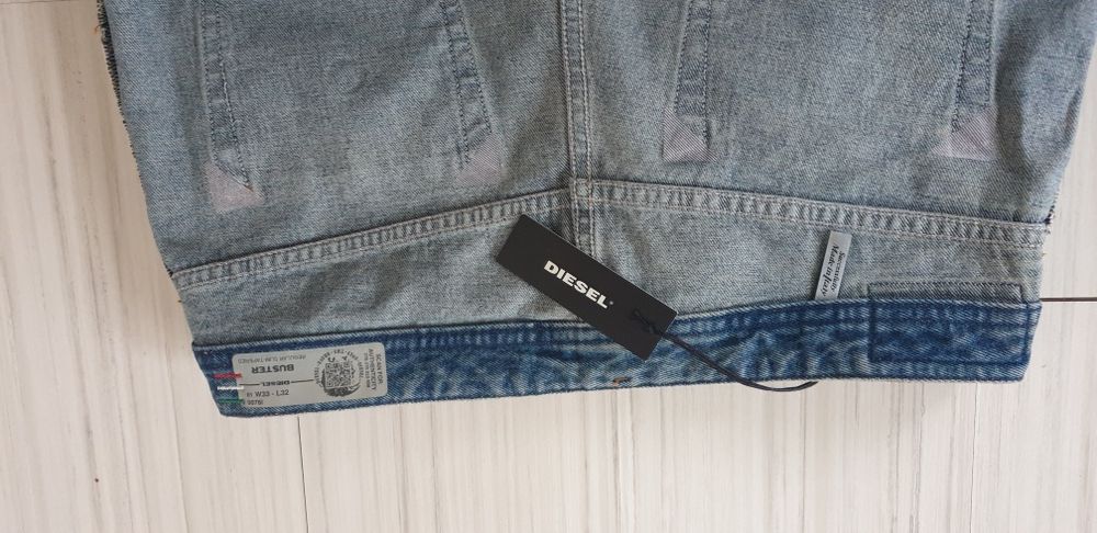 Diesel Buster Made in Italy Mens Sizе 33/32 НОВО! ОРИГИНАЛ! Мъжки Дънк