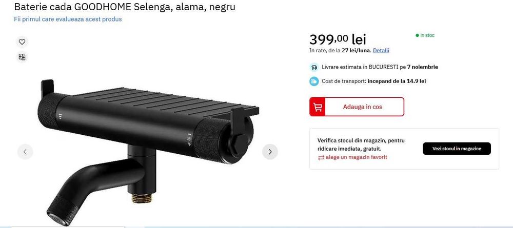 Baterie pentru cada/dus