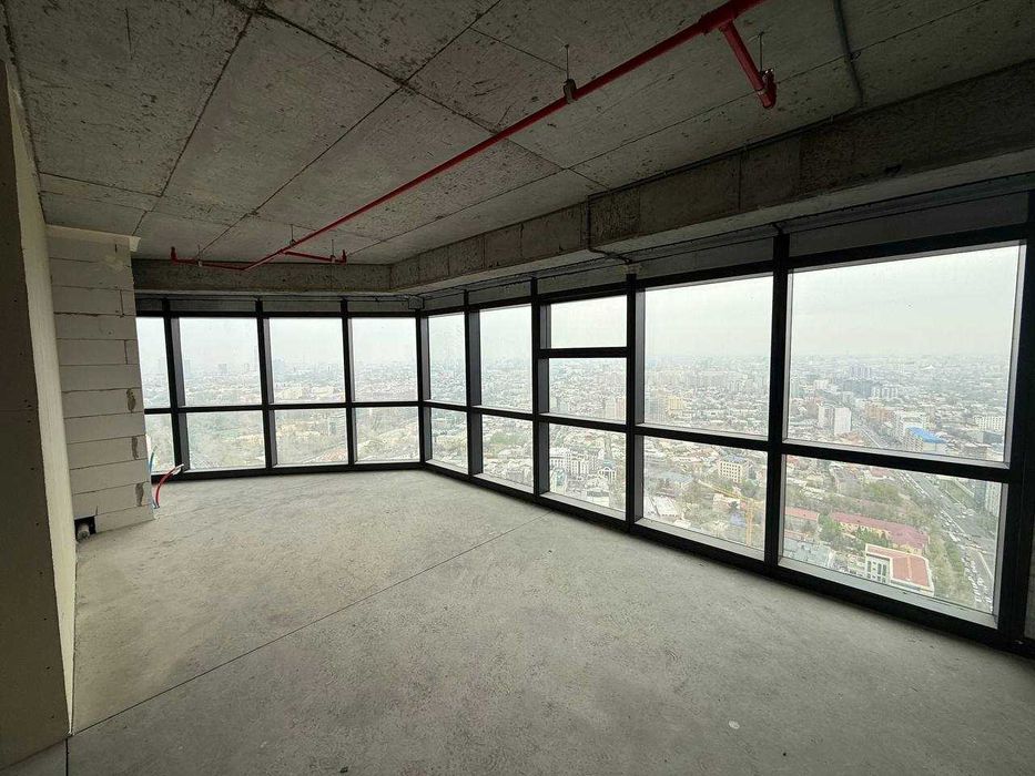 Piramit Tower 2/37/44 58м2 коробка квартира вид на Ташкент сити: