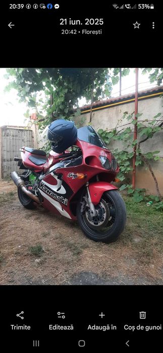 Motocicletă kawasaki ninja zx7r