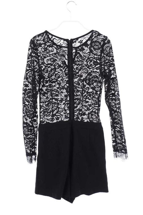 [XS] Официален дантелен гащеризон Tally Weijl - черен