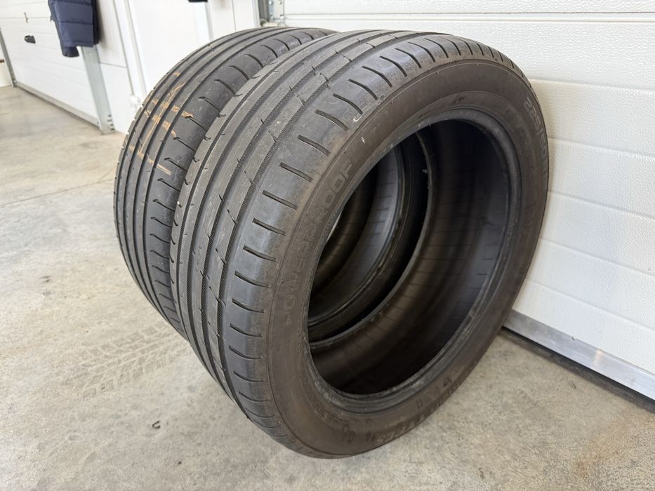 2 Anvelope Nokian de vara 225/50 R18 dot 2022 profil 5mm