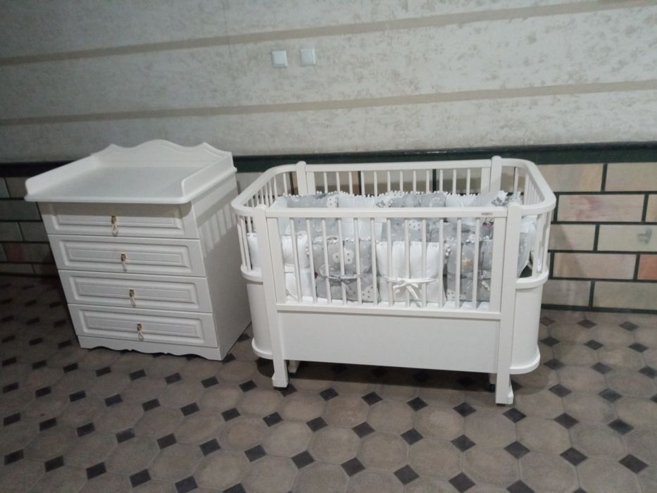 Детский кроват камод шкаф