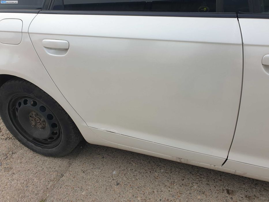 Usa Usi Portiera Portiere Dreapta Spate Dezechipata Audi A6 C6 Berlina Sedan 2004 - 2011 Culoare Colant Alb [K9768]