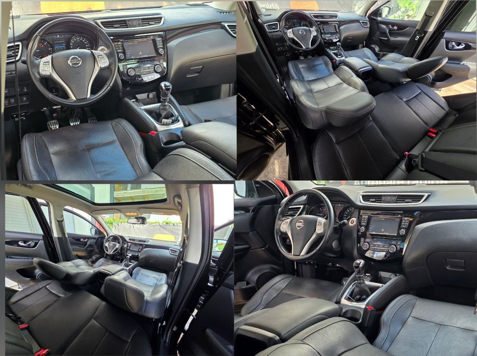 Nissan qashqai 1.6DCI 130cp/4X4/Black edition/senzori360°/panoramic