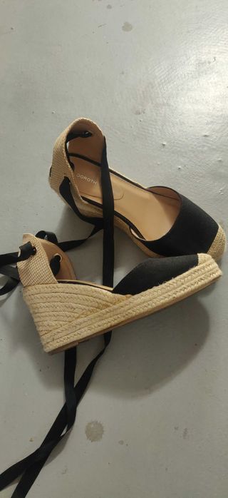 Нови Кожени чехли H&M, еспадрили Dorothy Perkins