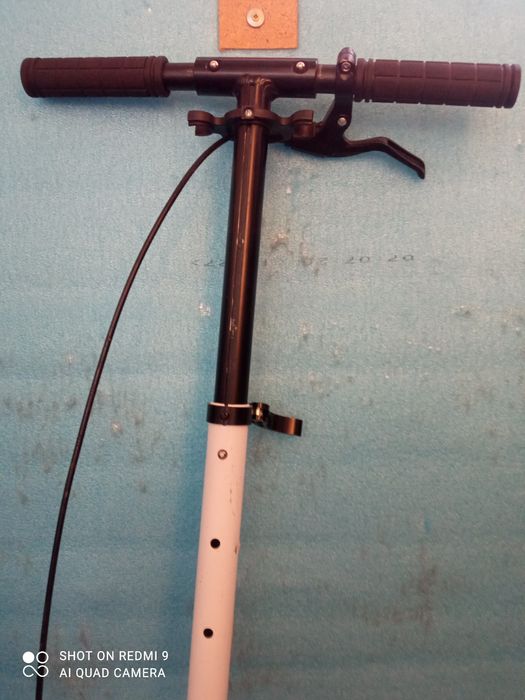 Самокат подростковый белый