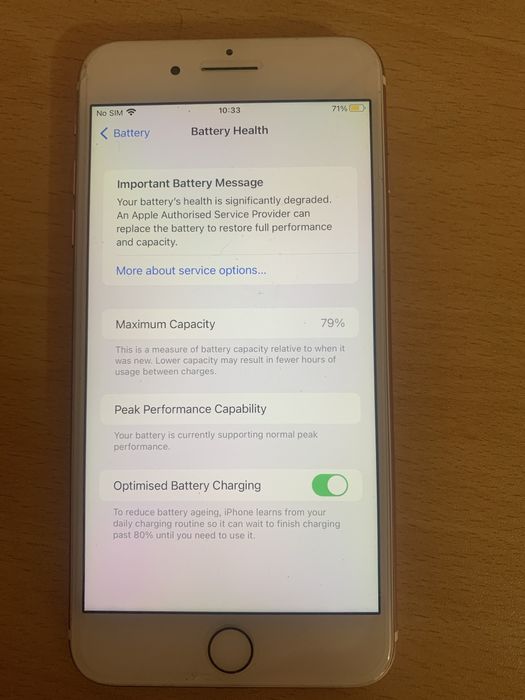 IPhone7+-128GBпамет много запазен