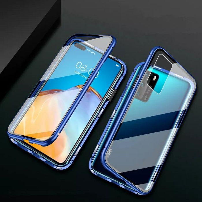 Двоен Магнитен Кейс за Huawei P40 Pro P50 / P40 Lite 360 градуса кейс