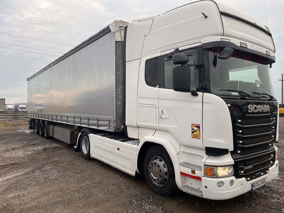 Scania r450 TopLine ansamblu / 2 DAF-uri XF 460 2017