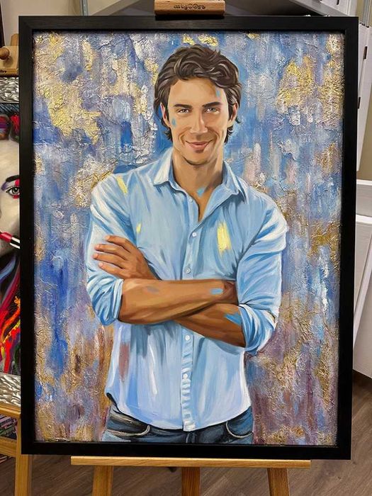 Tablou portret original dupa fotografie