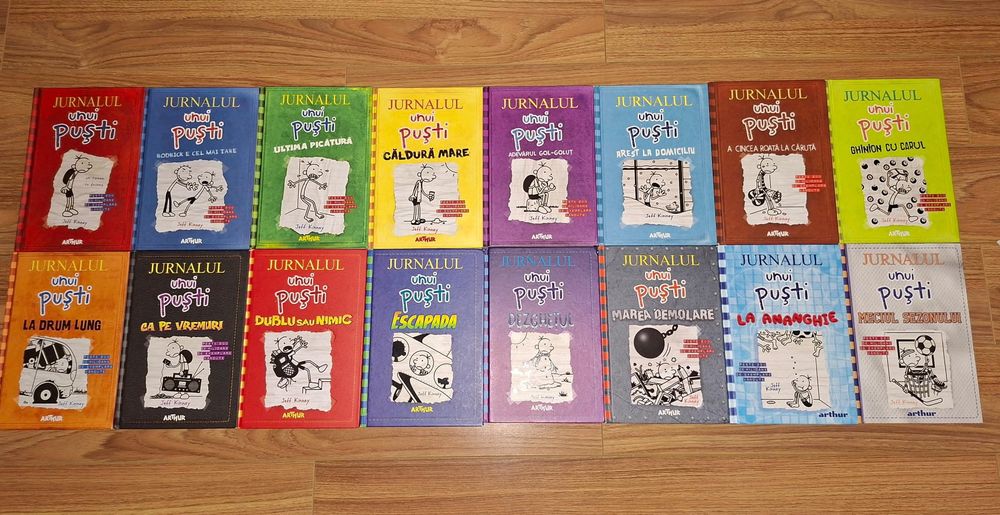 Cărțile Jurnalul unui pusti(1-16)