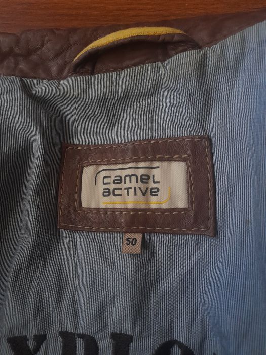 CAMEL ACTIVE мъжко кожено яке L размер.
