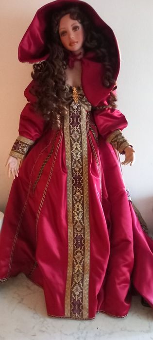 Papusa de portelan 7/50 ,86 cm ,semnata Pat Dezinsky&Rustie