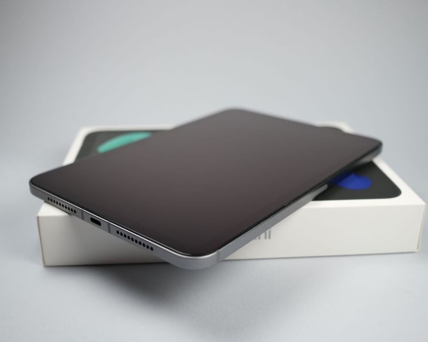 Apple iPad mini A17 Pro 128GB Wi-Fi + Cellular Space Gray | Перфектно състояние | 100% батерия | 2 калъфа | Smart Folio