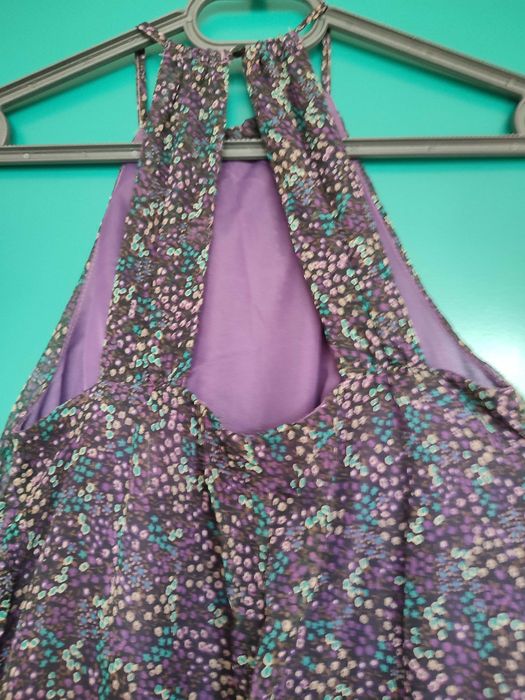 Нежна лилава рокля S.