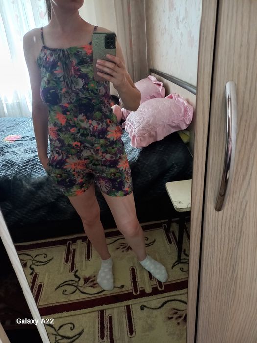 Комбинезон цветастый