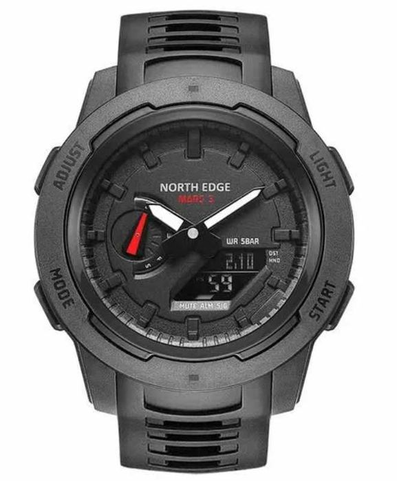 Мужские наручные часы North Edge Mara 3 карбоновые водонепроницвемые