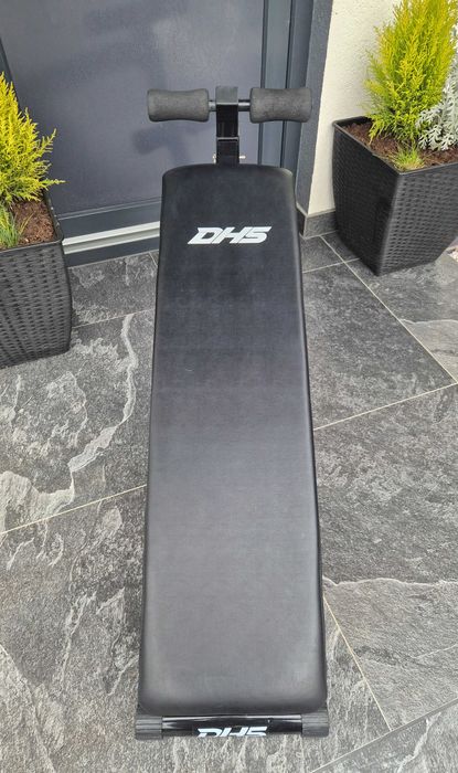 Banca abdomene DHS si aparat fitness tractiuni / flotari / abdomene