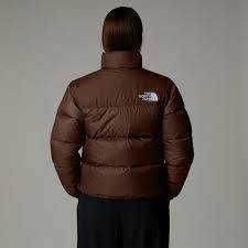 Винтидж Y2K Оригинално яке рр L The North Face Nuptse 700 (Кафяво / Пух)