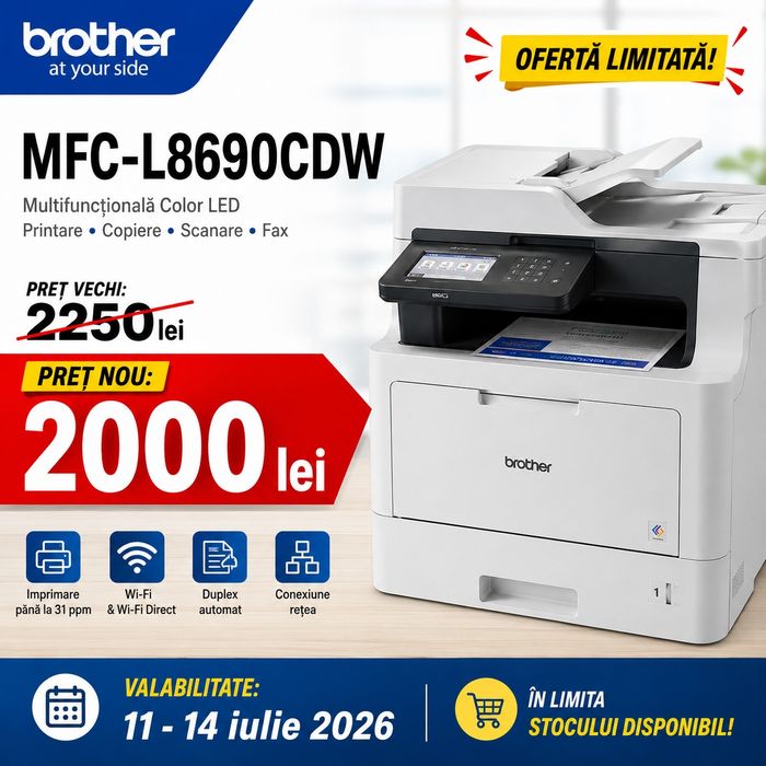 Brother MFC-L8690CDW | Preț valabil până la 14 iulie