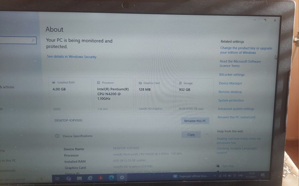 Лаптоп Lenovo V110