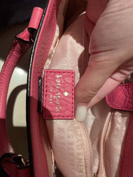 y2k geanta kate spade roz/fuchsia noua fara etichete nicio purtare