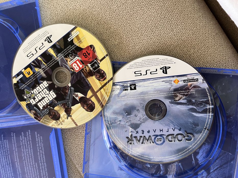 Диски от ps5 новые