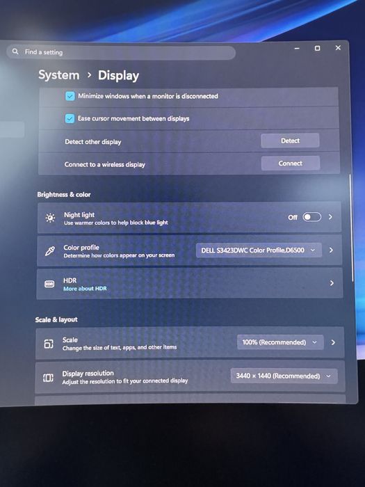 Monitor DELL  Ultra Wide 34” USB-C