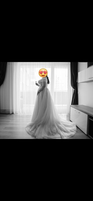 Rochie mireasă cu corset reglabil