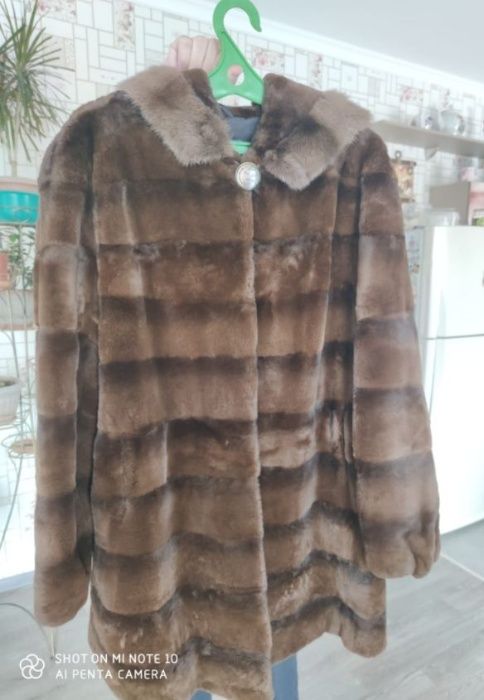 Шуба стриженая норка