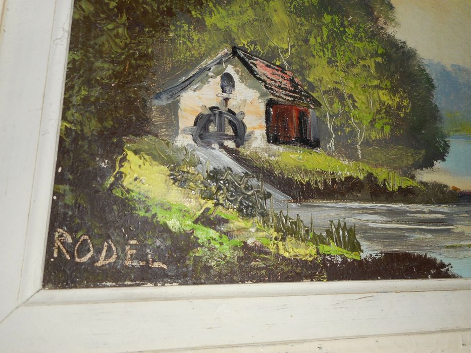 Pictura in ulei pe panza!