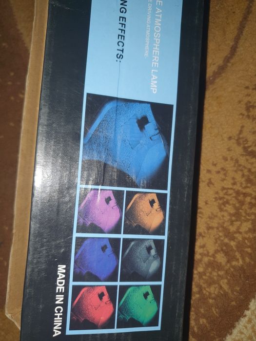 Lumini ambientale auto cu telecomandă