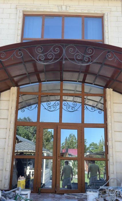 Пластиковое окно, витражи