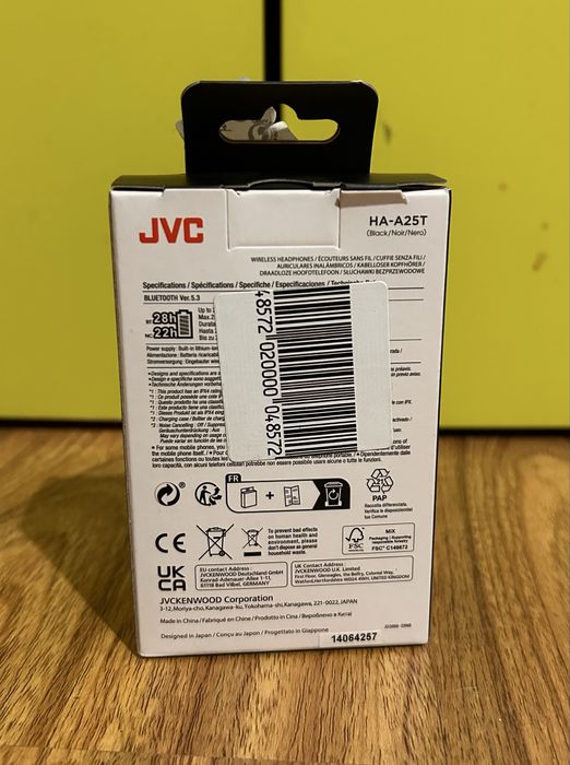 JVC HA-A25T безжични слушалки