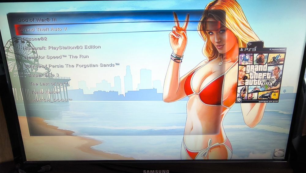PlayStation 3 Slim 320 GB прошитая