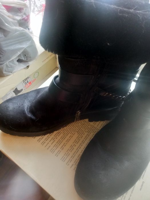 Зимние сапоги теплые