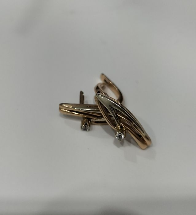 Серьги золотые. 585 проба. Производство Россия.