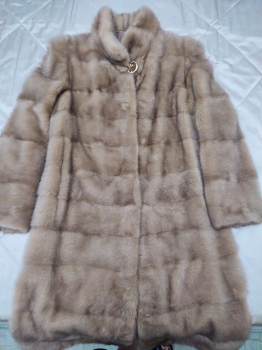 Шуба норковая рыжая