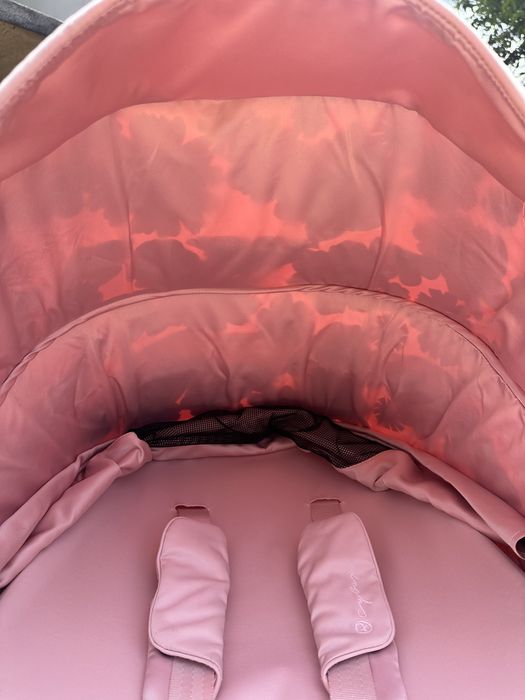 Тапицерия за седалка Cybex Priam 4 Simply flowers розова