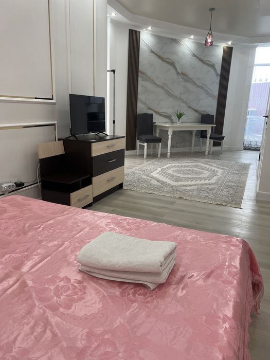 Мега, терраса, посуточно. ЖК Айгерим