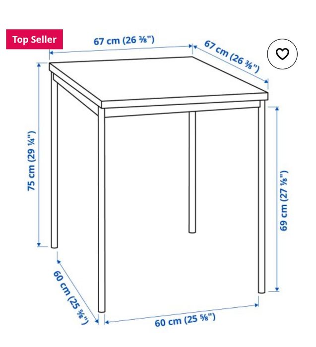 Маса Sandsberg IKEA