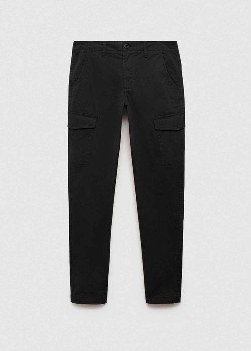 Черен панталон Манго за момчета