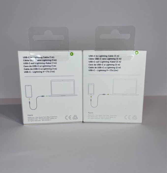 Cablu de date Apple USB Type-C - Lightning 1m/2m