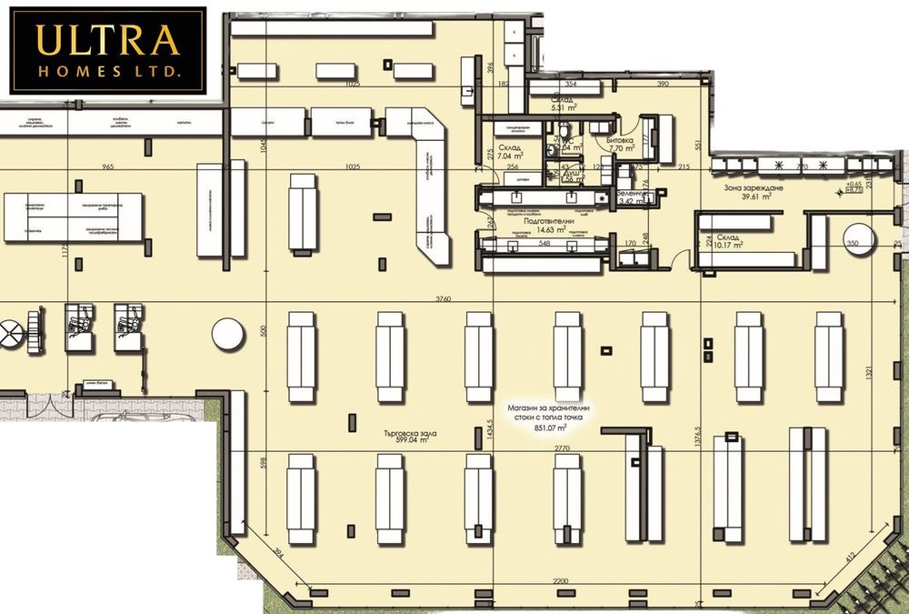 Продава се Магазин в Бургас, Изгрев - 851 кв.м за 867 €/кв.м - Снимка #4